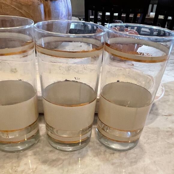 4-Georges Briard High Ball Cocktail Glasses MCM - Picture 7 of 10